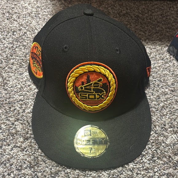 Casquette ajustée 59FIFTY Chicago White Sox New Era avec contour noir
